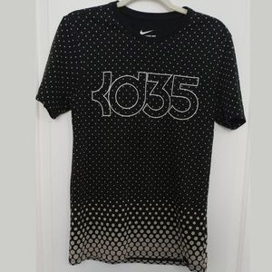 Nike Kevin Durant "KD35" tee Black w/dots Small